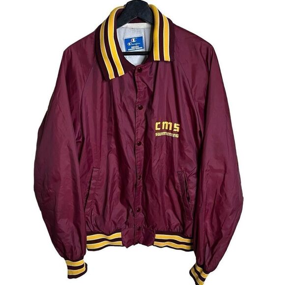 Vintage Champion Bomber Jacket Made In USA XL - Picture 1 of 7